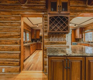 Cabin, Multiple Beds, Patio, Mountain View (Wilderness Club Lodge) | Private kitchen - Wilderness Club Lodge For 25 (Eureka)