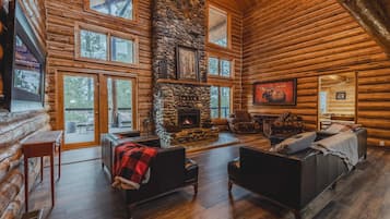 Cabin, Multiple Beds, Patio, Mountain View (Wilderness Club Lodge) | Living area