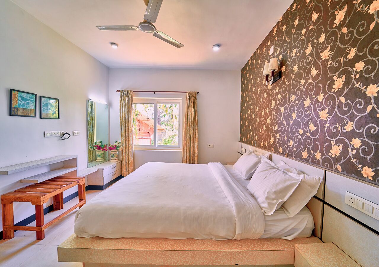 Kahden hengen standard-huone, näköala pihalle | Ilmainen Wi-Fi