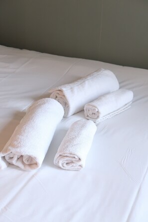 مجففات شعر، مناشف، صابون، ورق حمّام