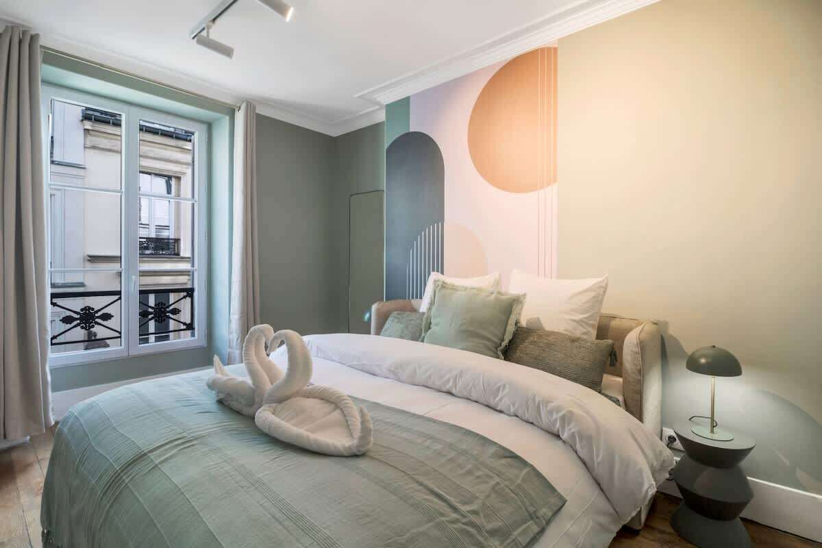 1 chambre, fer et planche à repasser, Wi-Fi, draps fournis
