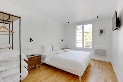 Cosy, lumineux et climatisé - proche Paris
