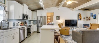 Clear Lake Gem on Canal w/ Dock: Dogs Welcome!