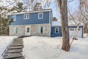 Front of property - Family Fun on Lake Bemidji! Spacious Home w/ Yard (Bemidji)