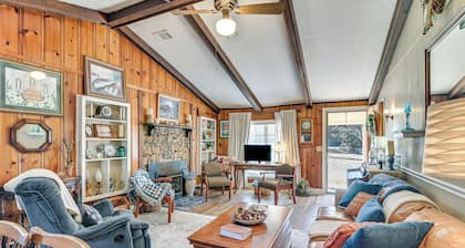 Porch & Fireplace! 150-acre Noxapater Retreat