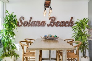 Dining - Amazing Sea view from all the windows in the house, private staircase to beach (Solana Beach)