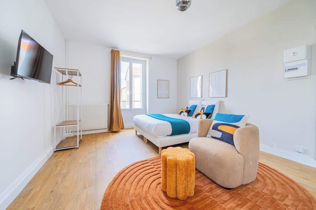 Fer et planche à repasser, Wi-Fi, draps fournis