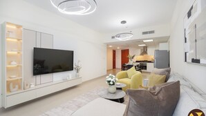 Căn hộ Cao cấp, quang cảnh thành phố | Khu phòng khách