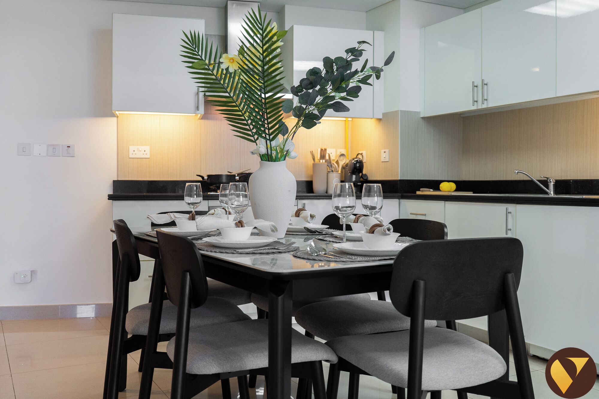 Luxury-Apartment, Stadtblick | Speisen