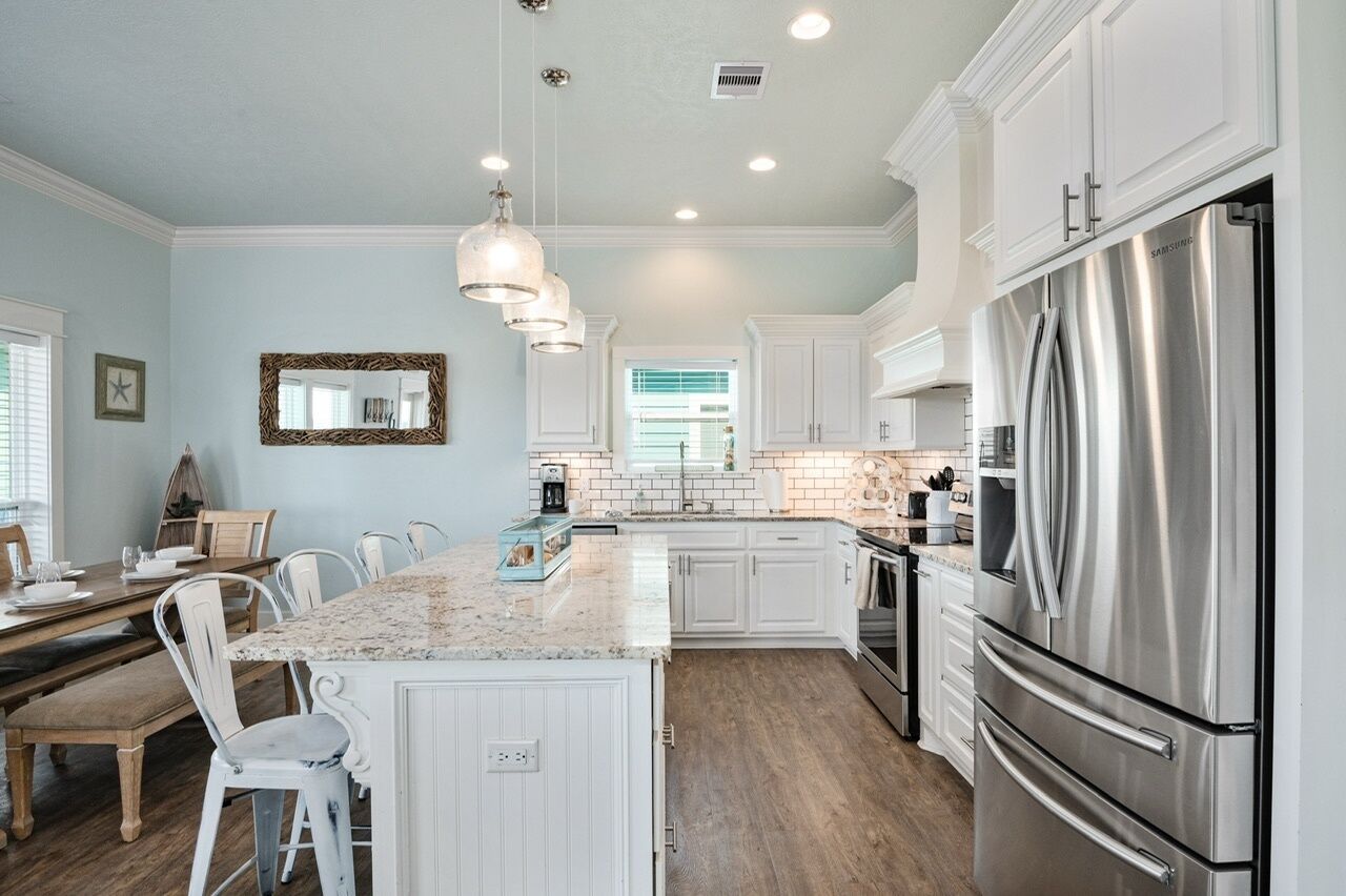 Ferienhaus, 3 Schlafzimmer | Eigene Küche | Kühlschrank, Wasserkocher mit Kaffee-/Teezubehör, Toaster