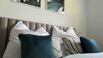 Desk, iron/ironing board, travel crib, WiFi