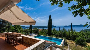 Outdoor dining - Grand view Orasac by Villas Guide (Dubrovnik)