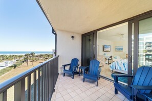 Desk, iron/ironing board, WiFi, bed sheets - Newly Updated ocean View 2-Bedroom Condo, Steps to the Beach! (Saint Augustine)