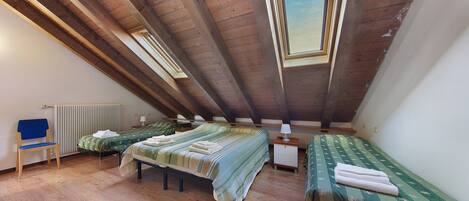 4 habitaciones, wifi y ropa de cama