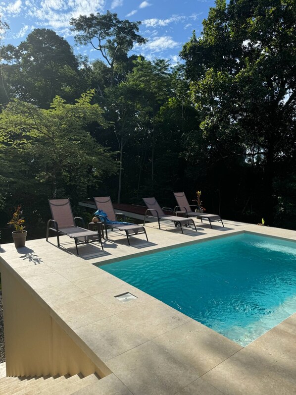 Room, 1 Bedroom, Accessible, Patio | Pool | Outdoor pool - Room-casa Rio Tortuga - Colibri (Bahía Ballena)