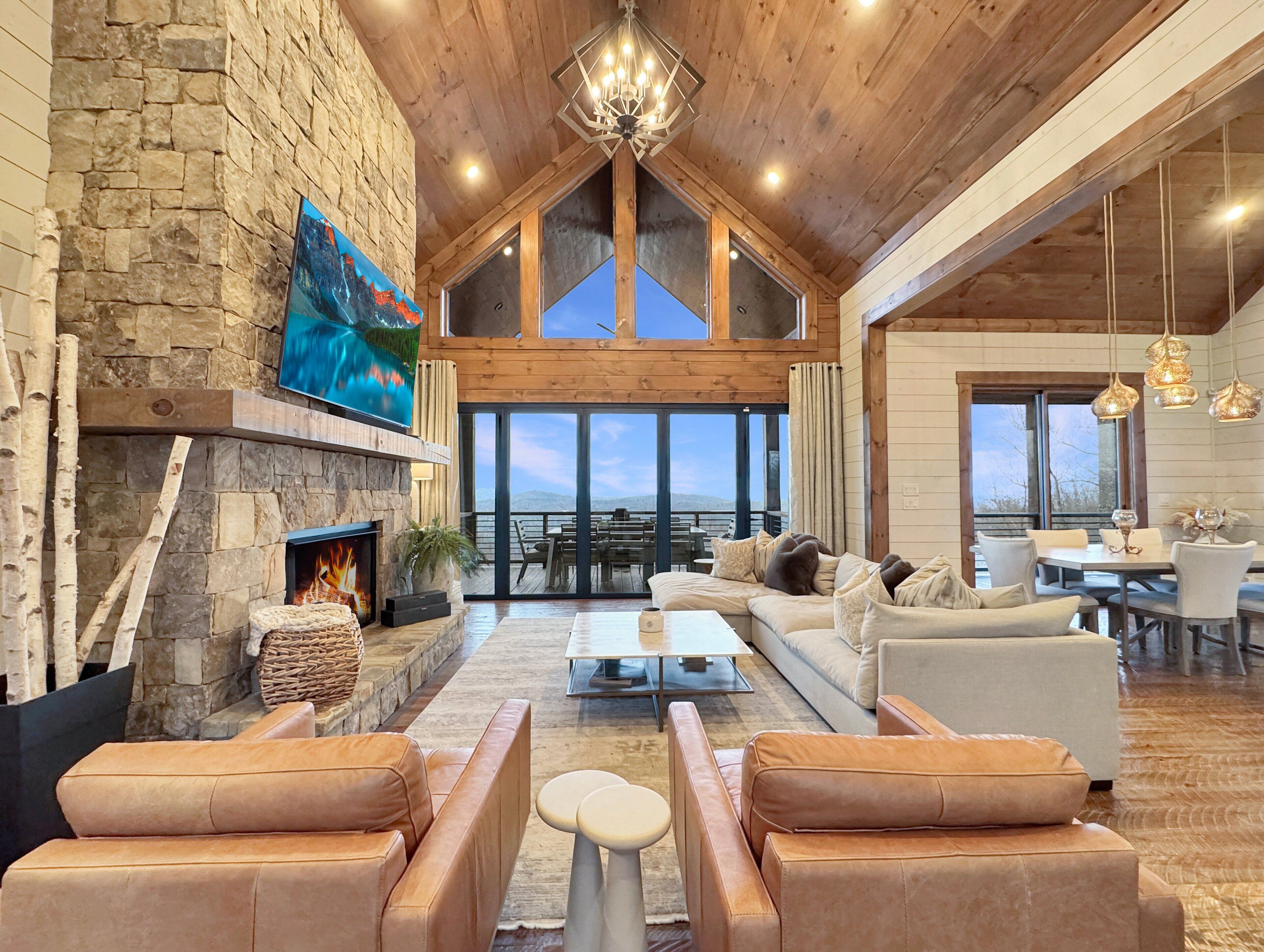 智能電視、壁爐