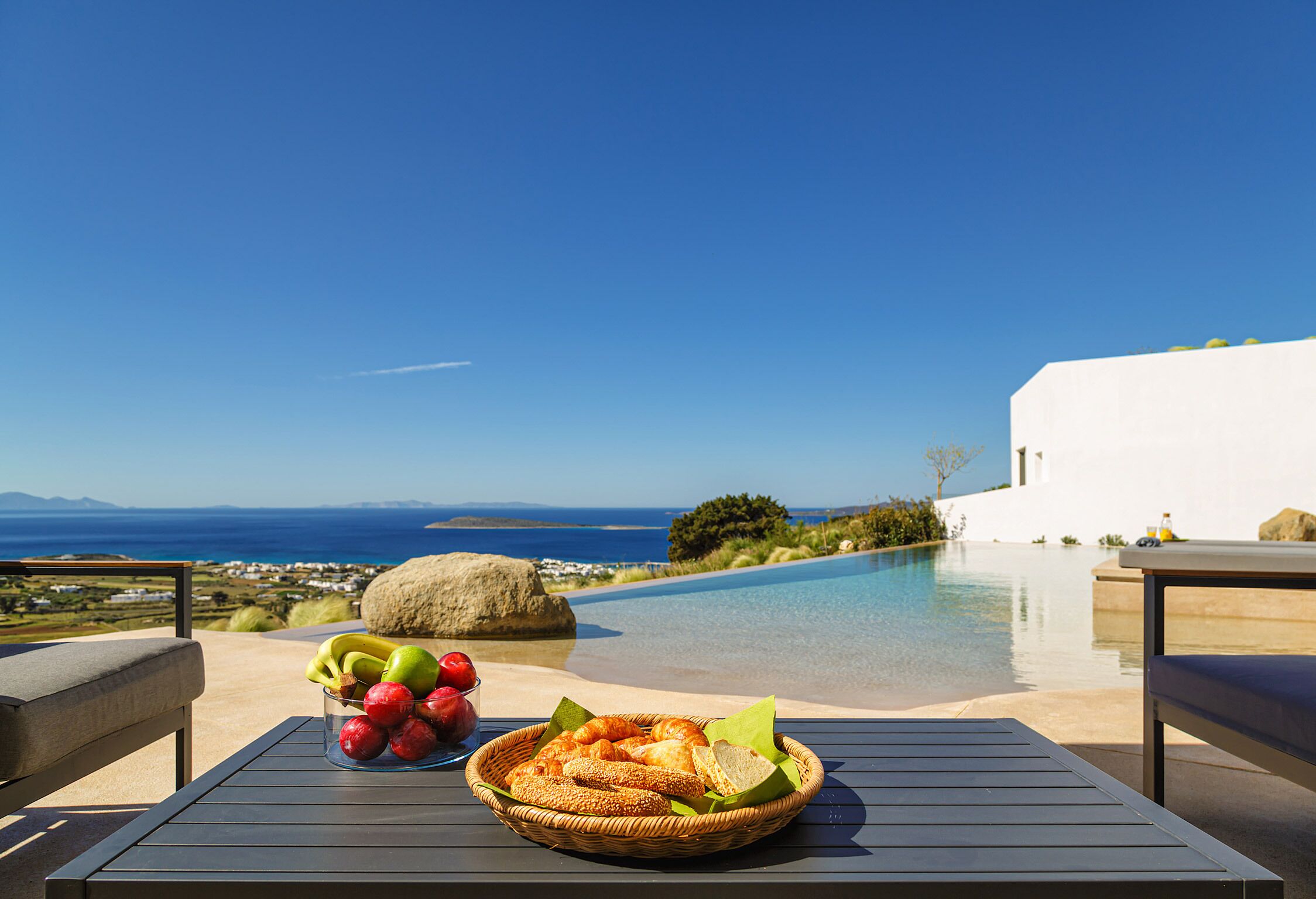 Villa luxueuse, 5 chambres, vue sur la mer | Piscine | Piscine extérieure en saison