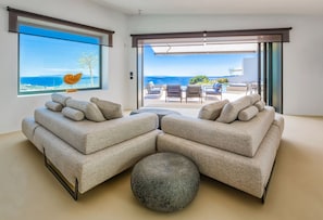 Luxe villa, 5 slaapkamers, uitzicht op zee | Interieur