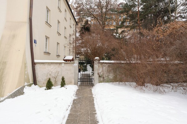 Fassade der Unterkunft