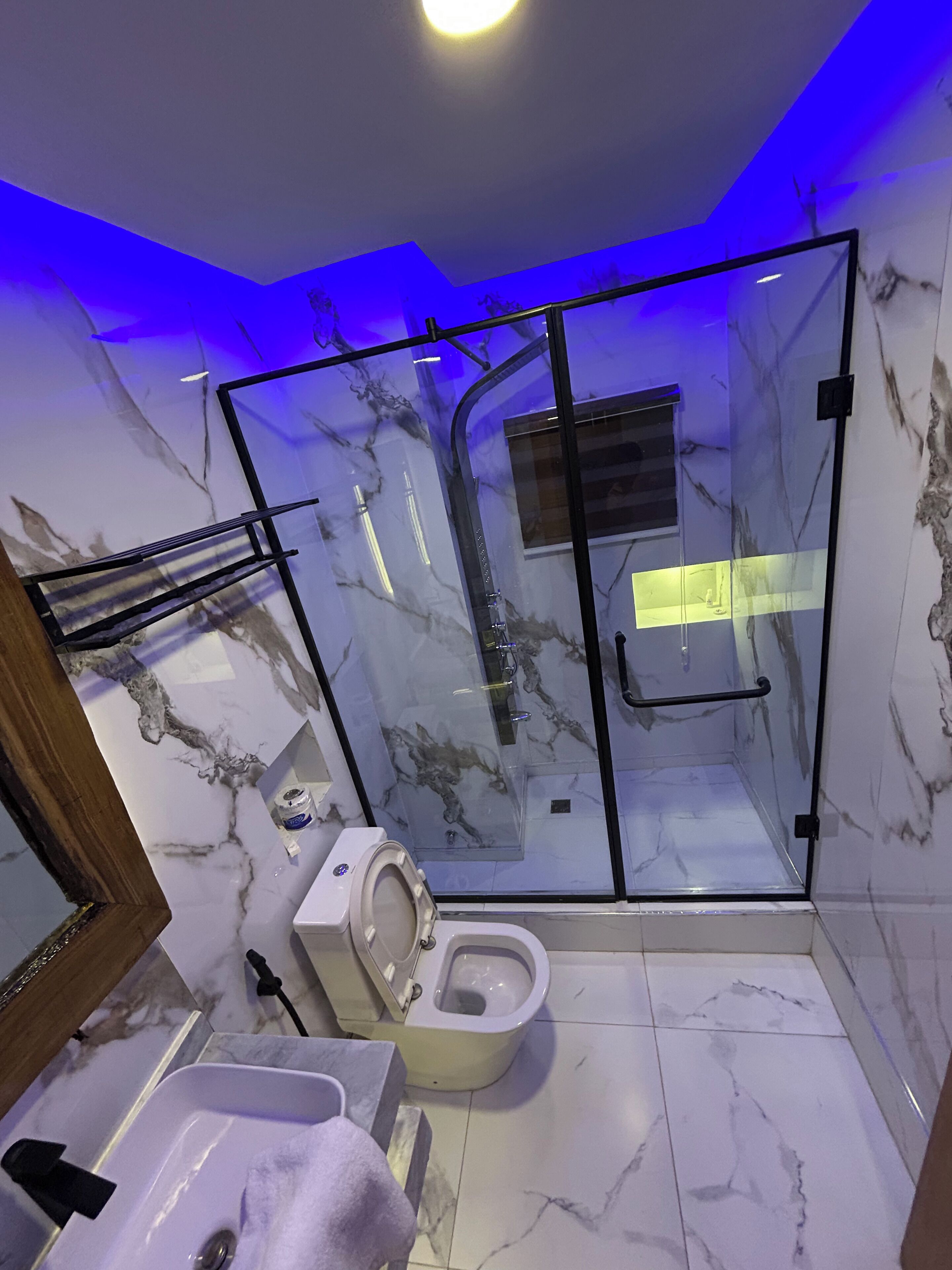 Economy Single Room | Bathroom | Shower, towels, soap, toilet paper