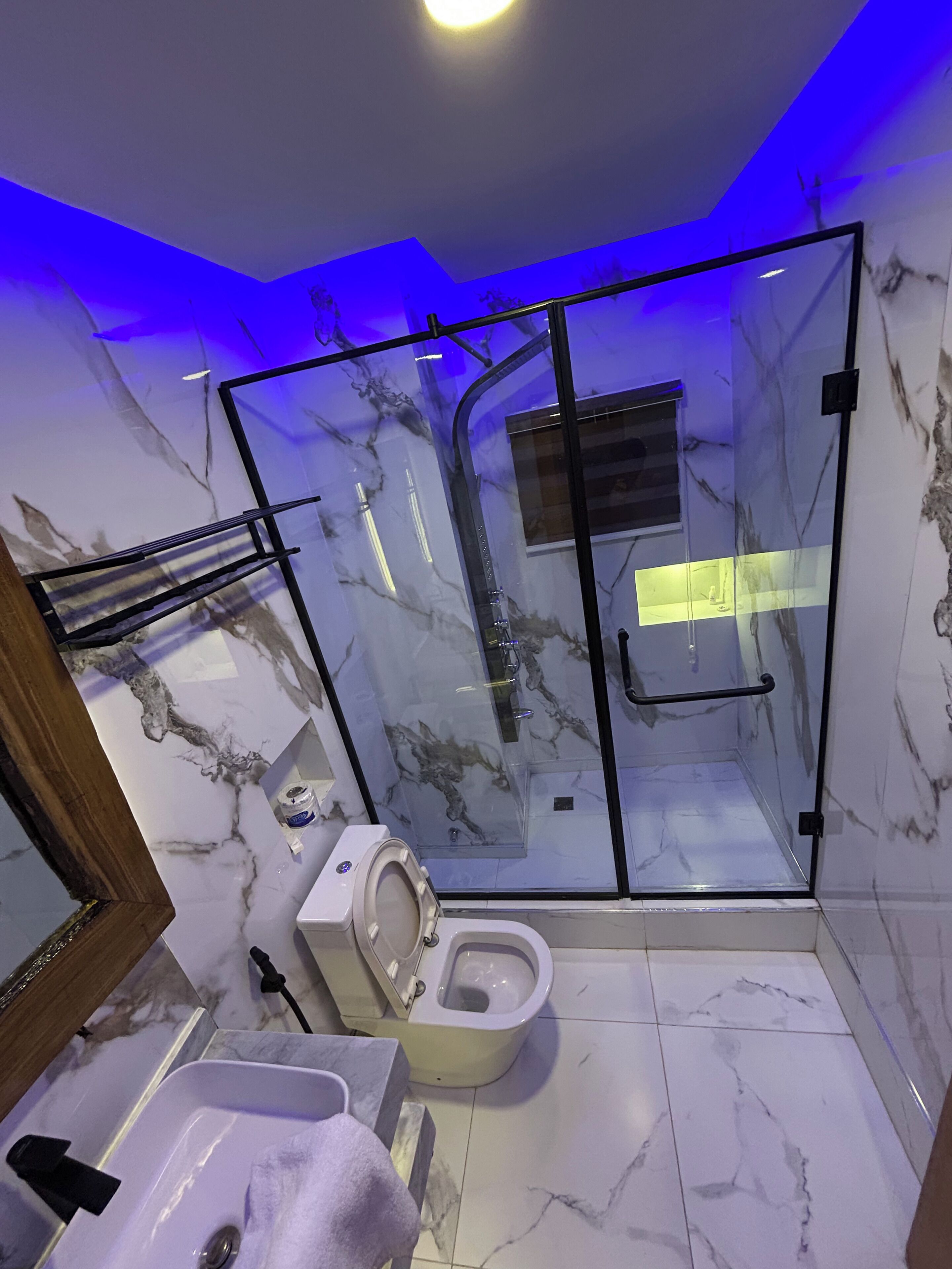 Economy Single Room | Bathroom | Shower, towels, soap, toilet paper