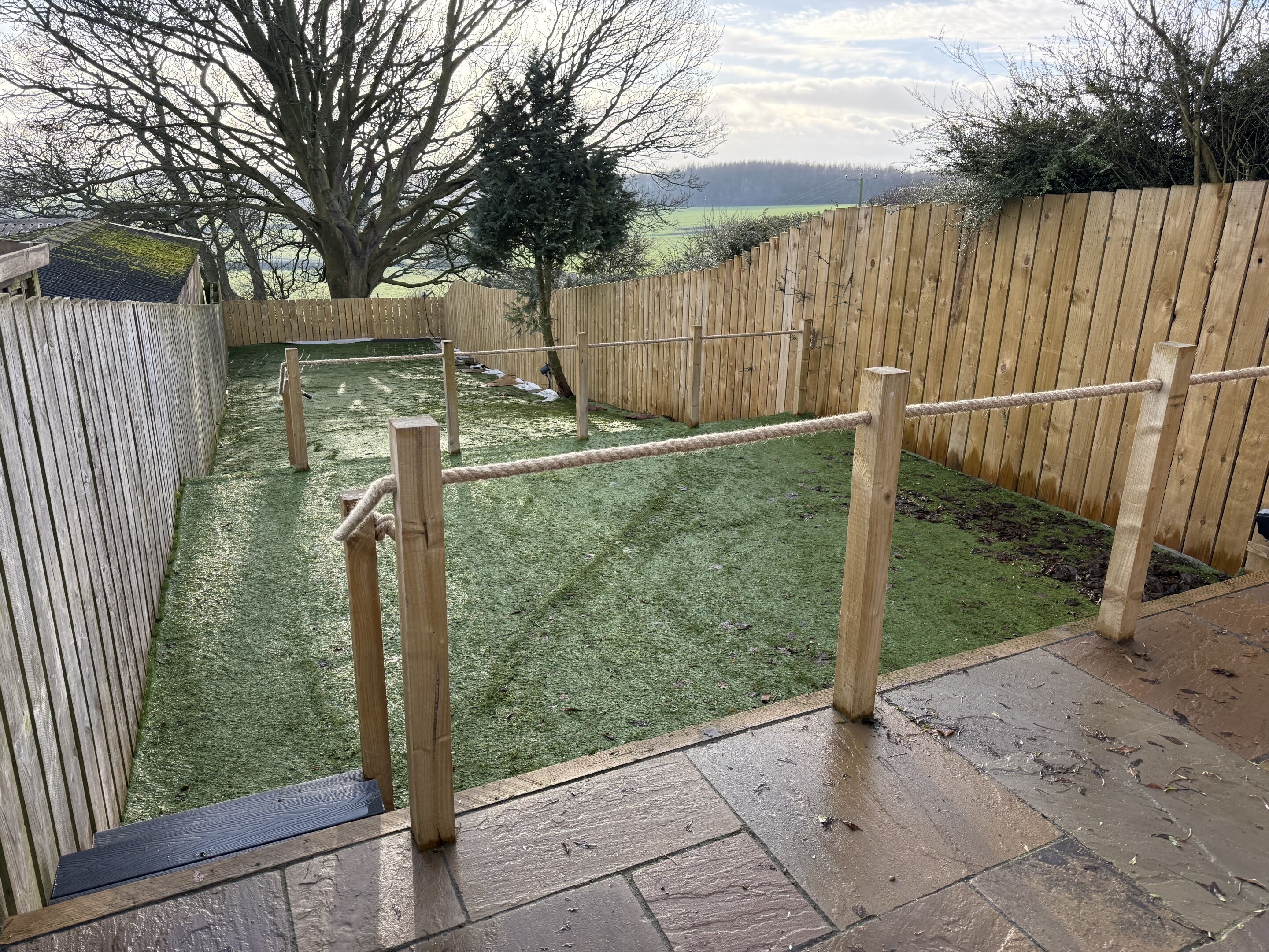 South facing garden