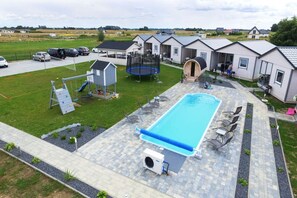Pool - Holiday homes with pool, jacuzzi and sauna (Gaski)