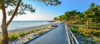 Holiday villa with sauna, right on the beach