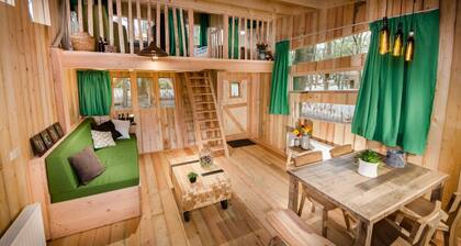 Wooden Lodge Victor de Vos | Slapen in een echte boomhut!