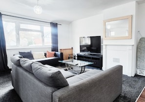 Comfort-Apartment, 2 Schlafzimmer, Nichtraucher | Wohnbereich