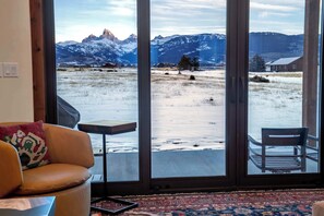 Interior - Teton Homestead: Front-Row Teton Views w/ Hot Tub (Driggs)