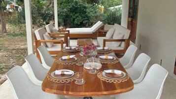 Opções para refeição ao ar livre