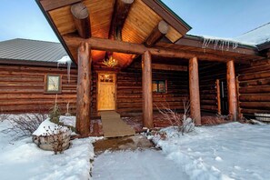 Exterior - Teton Homestead: Log Cabin on 4 Acres w/ Hot Tub (Driggs)