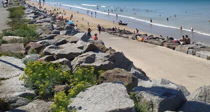Maison, 100 m de la plage, 7 personnes