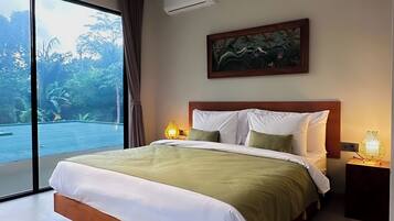 3 soverom, safe på rommet, wi-fi (inkludert) og sengetøy