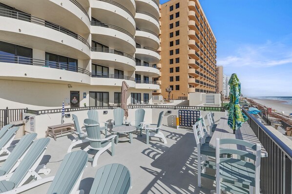 Condo, Multiple Beds (Sand Dollar 1105) | Terrace/patio - Sand Dollar 1105 (Daytona Beach Shores)