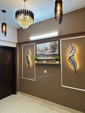 Interior - Beachfront 2BR luxury apartment 2 min walk to Seaview (Karachi)