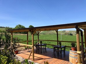 Outdoor dining - Vrbo Property (Marche)