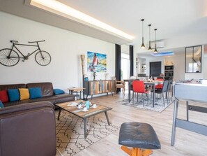 Living area - Villa for 6 people 400m from the beach (Plounéour-Brignogan-plages)