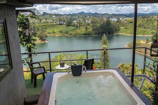 Private spa tub