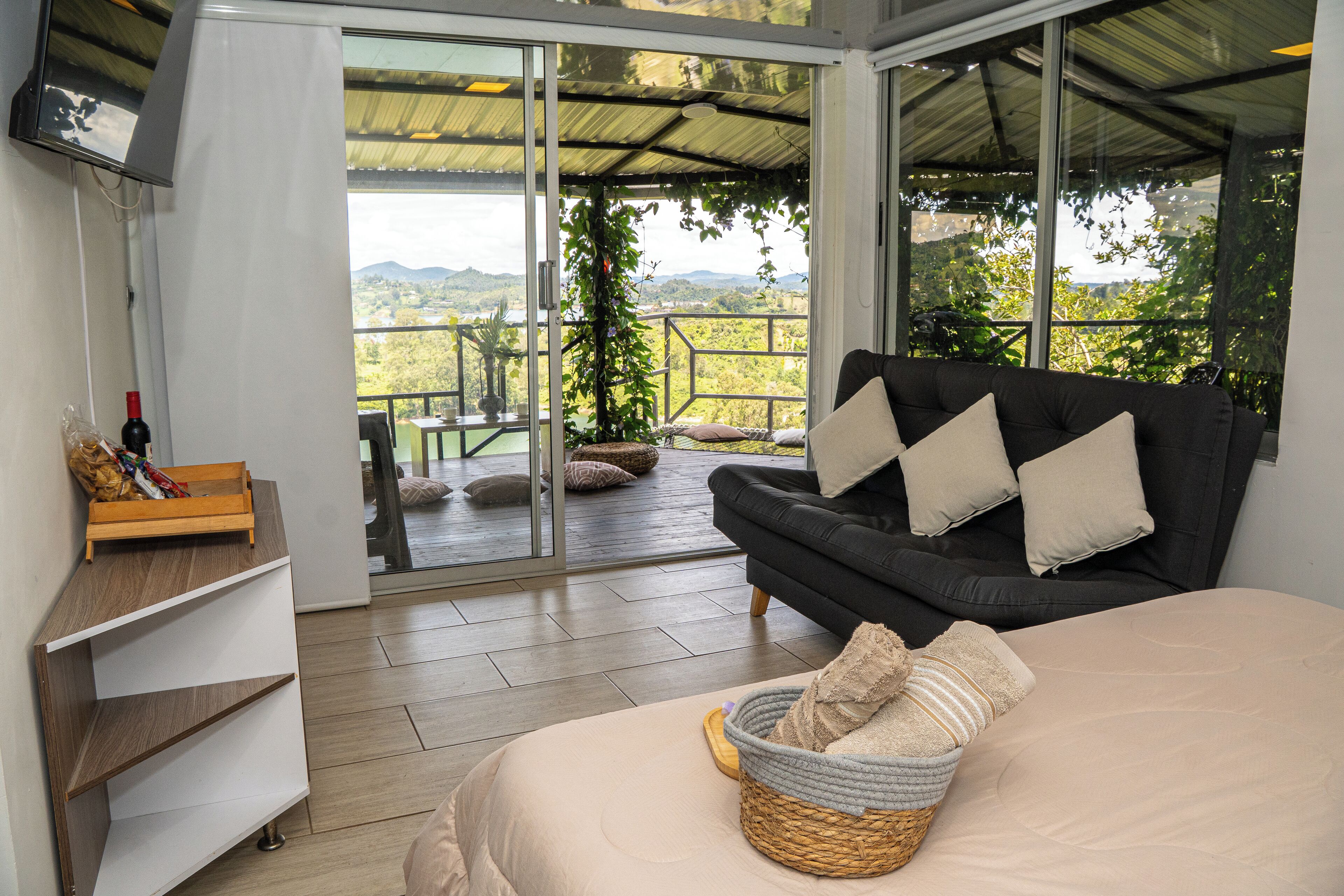 Deluxe Double Room, Balcony, Garden View | View from room