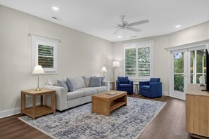 Living area - Moorings 502 by Wild Dunes, Resort View Condo (Isle Of Palms)