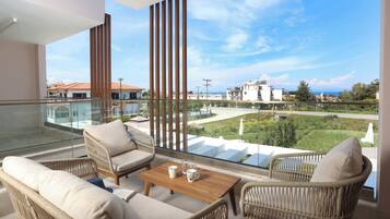 Vila Superior, balkon, pemandangan laut | Pemandangan balkon