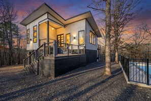Exterior - New! Private Heated Pool, Hot Tub, Game Room, Fire Pit & Bunk Room - Near Trails (Broken Bow)