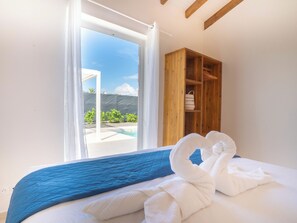Travel cot, WiFi, bed sheets - Villa Cotoon Lodge 1, peaceful villa with no overlooking neighbors (Saint-François)
