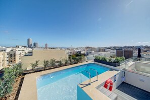 Pool - Kuya Penthouse Suite / Heated Pool / City View (Swieqi)