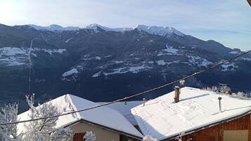 Vue depuis lâhĂ©bergement