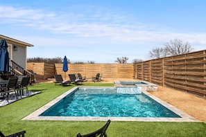 Pool - Winery Retreat | Pool | Hot tub | Near Luckenbach (Fredericksburg)
