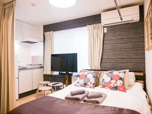1 bedroom, desk, WiFi, bed sheets - Triphome Shinokubo 2 WUJI (Shinjuku City)