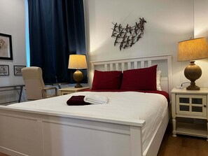 1 bedroom, desk, iron/ironing board, WiFi